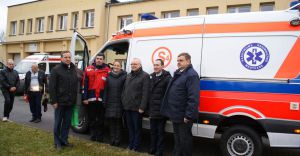 Powiat bielski przekaza karetk szpitalowi na Ukrainie