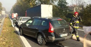 Samochodowe domino na DK1