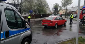 Wypadek na skrzyowaniu ulic Barlickiego i Prusa, jest osoba ranna