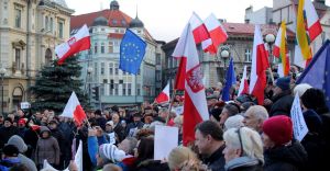 Manifestacja w obronie demokracji
