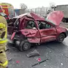 [ZDJĘCIA] Wypadek na DK-1. Jedna osoba trafiła do szpitala